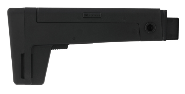 B5 AK STOCK FIXED BLK  - Hunting Accessories